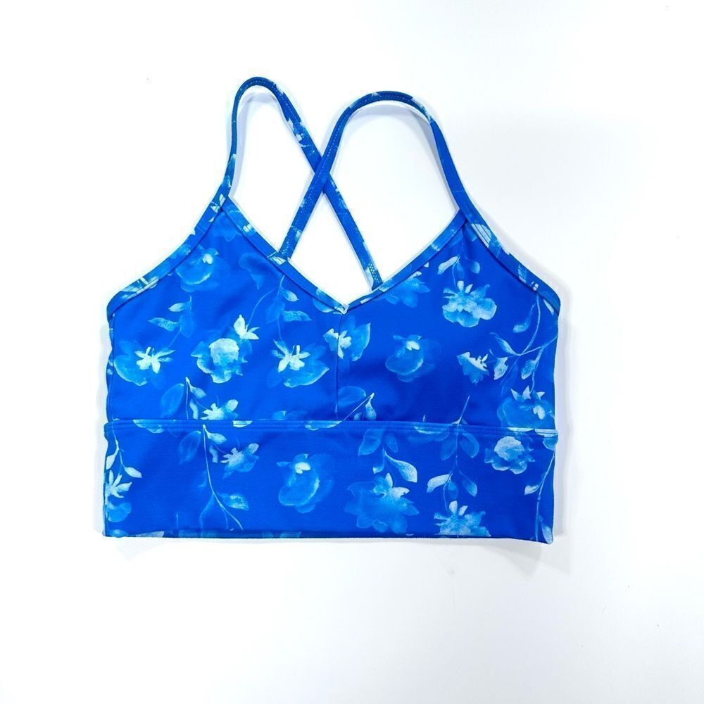 Glyder blue classic sports bra S